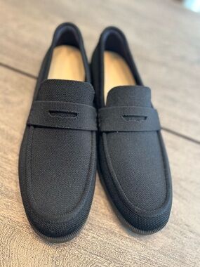 Rothy's The Revelvet Penny Loafers Revelvet Black Women's Size 11.5 Excellent